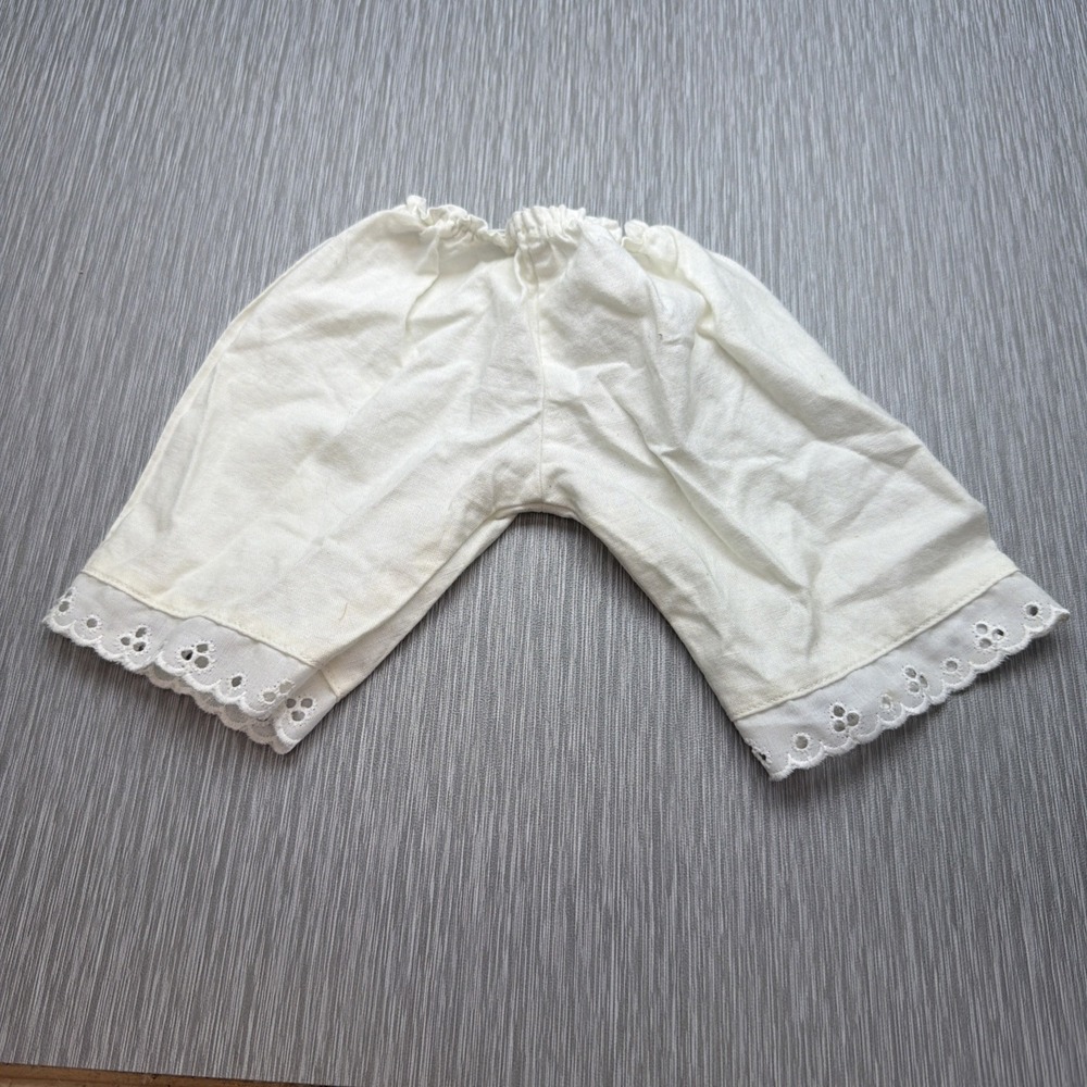 American Girl Kirsten Larson Meet Outfit Pantalettes Bloomers White Retired 18"